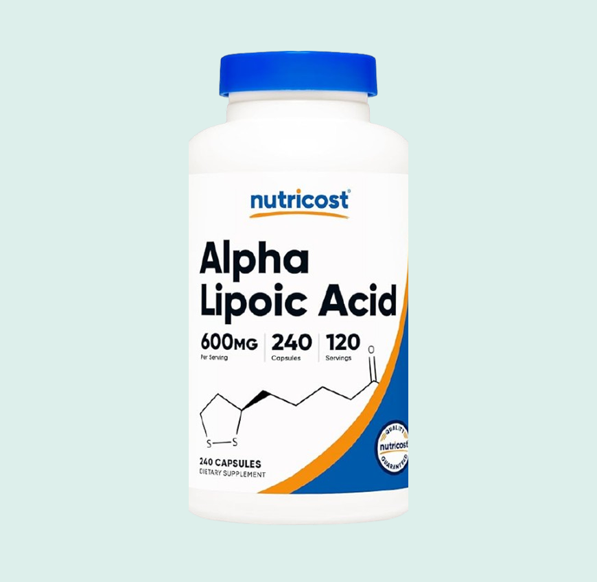 Nutricost Alpha Lipoic Acid 600mg, 240 Vegetarian Capsules